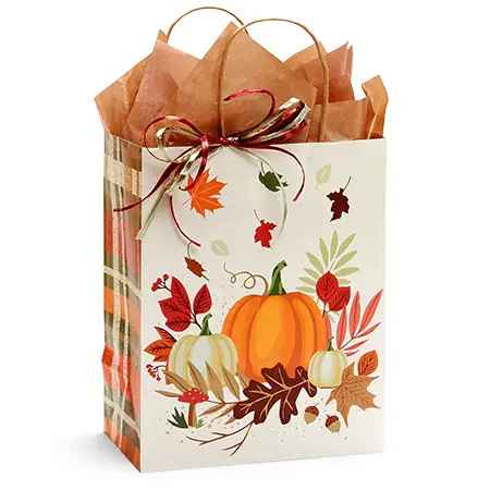Cub Pumpkin Plaid Bag