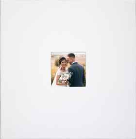 WHITE DELUXE PHOTO ALBUM