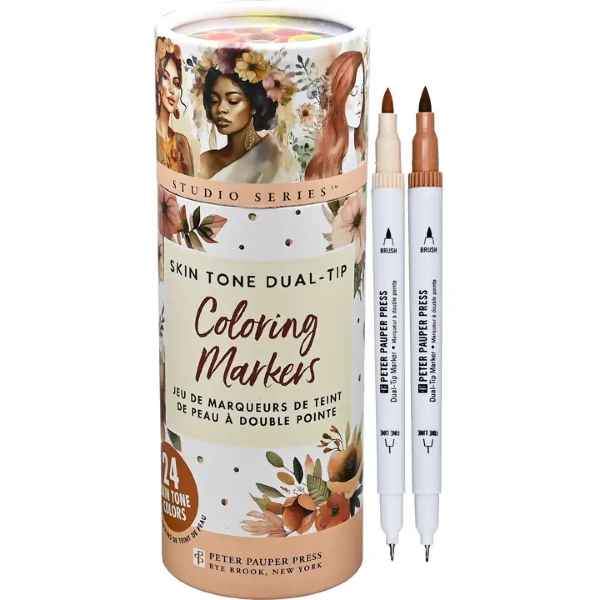 Skin Tone Dual Tip Markers