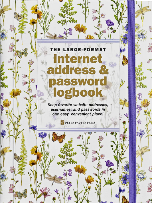 Wildflower Garden Passord Book