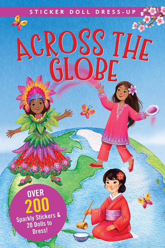 Across the Globe Sticker Doll Dress Up