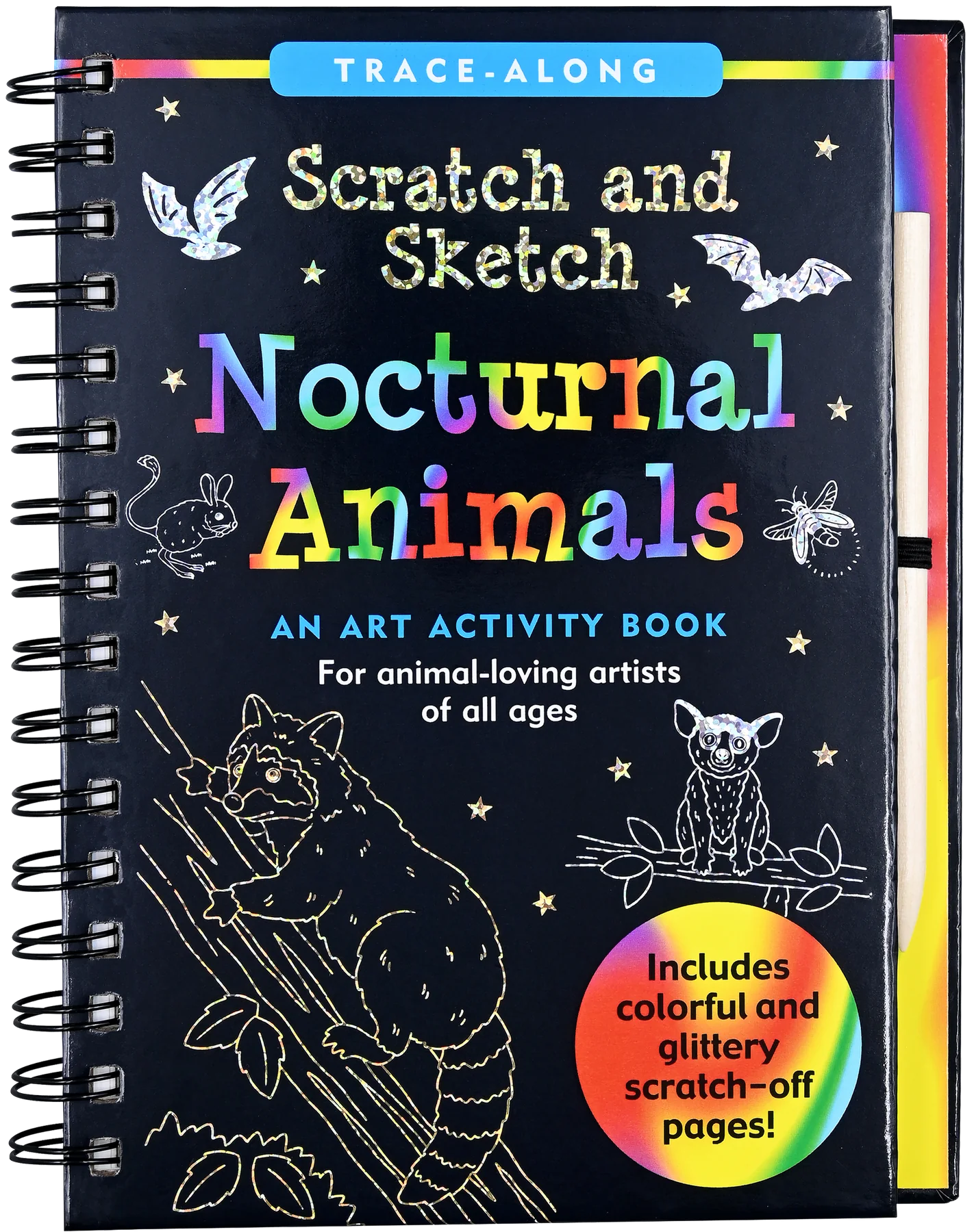 NOCTURNAL ANIMAL SCRATCH AND SKETCH