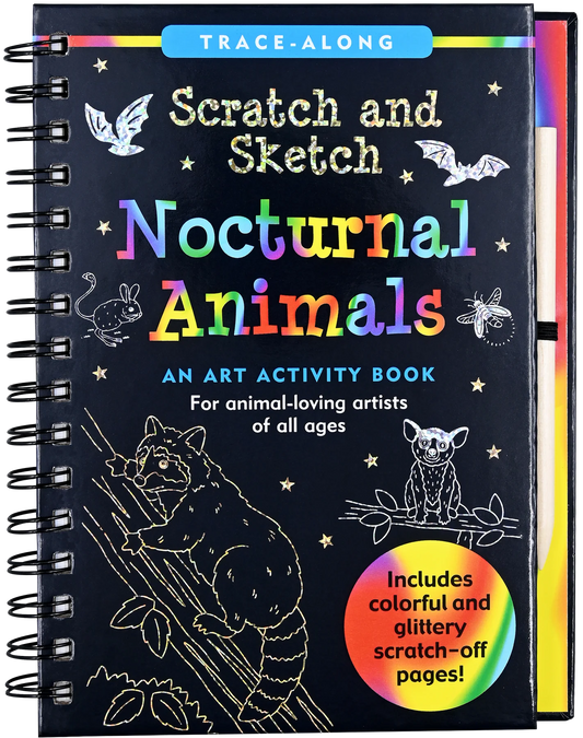 NOCTURNAL ANIMAL SCRATCH AND SKETCH