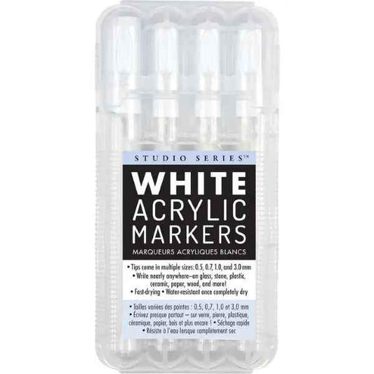 White Acrylic Markers