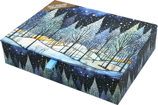 WINTER NIGHTFALL HOLIDAY CARDS
