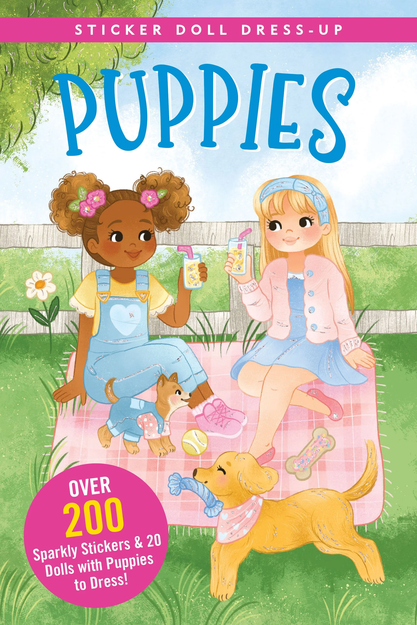 Puppies Sticker Doll Dress Up