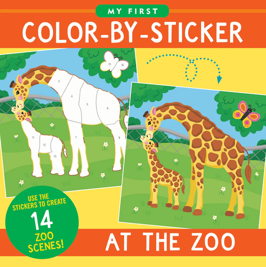 My First Color By Sticker At the Zoo