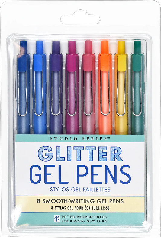 Glitter Gel Pens Set of 8