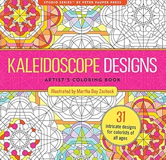 Kaleidoscope DESIGNS ARTIST COLORING BOOK