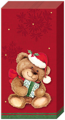 CHRISTMAS TEDDY Pocket Tissues