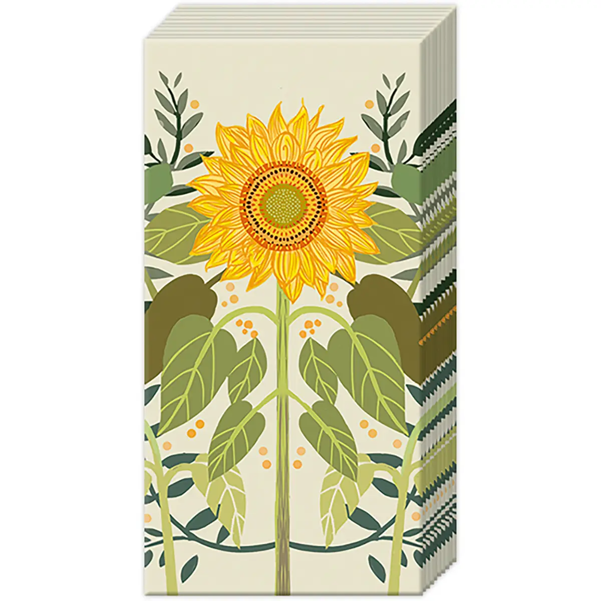 SUNFLOWERS POCKET TISSUES