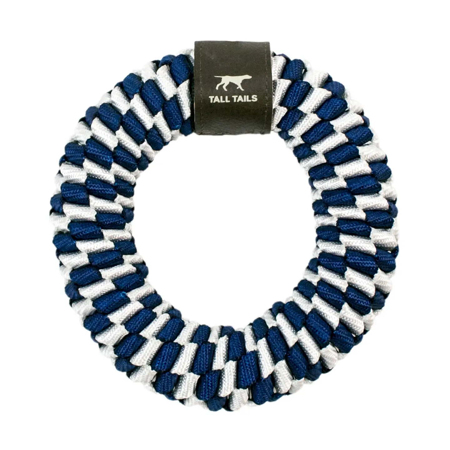 9" NAVY BRAIDED RING TOY