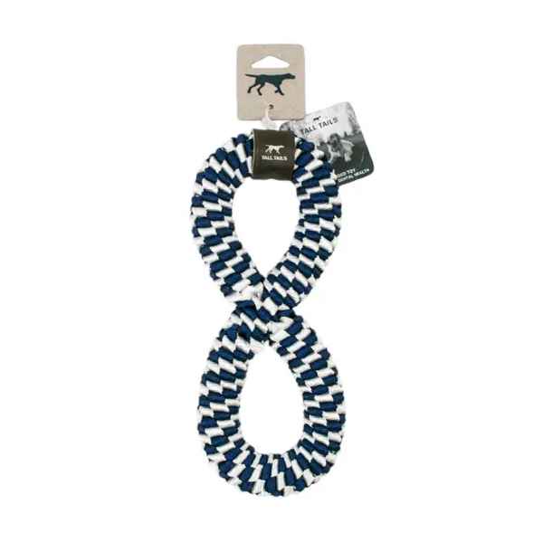 11" BRAIDED INFINITY DOG TUG TOY