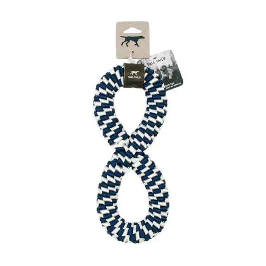 11" BRAIDED INFINITY DOG TUG TOY