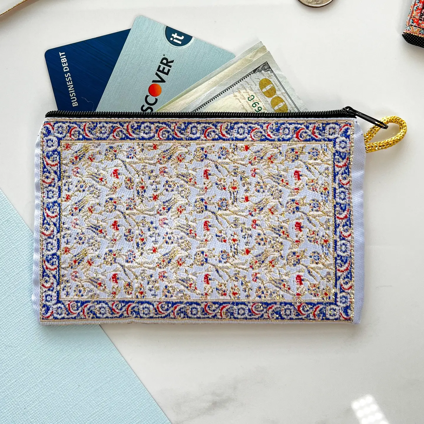 Boho Floral Coin Purse