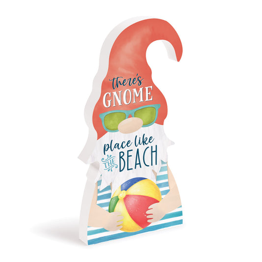 GNOME Beach SHAPED SIGN