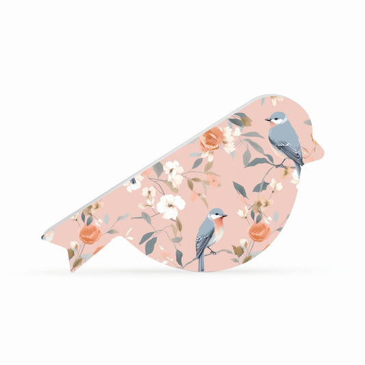 FLORAL BIRD SHAPE SIGN