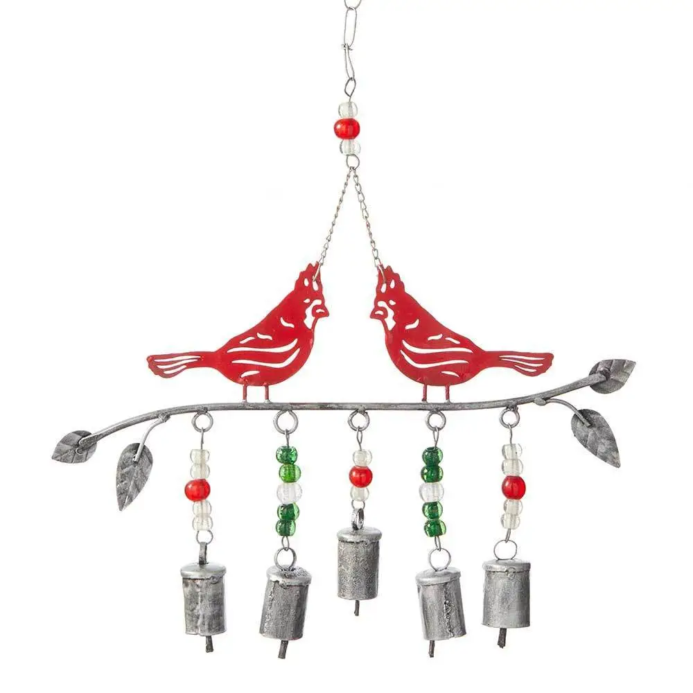 Cardinal Companions Wind Bell Chime