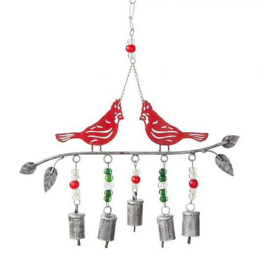 Cardinal Companions Wind Bell Chime