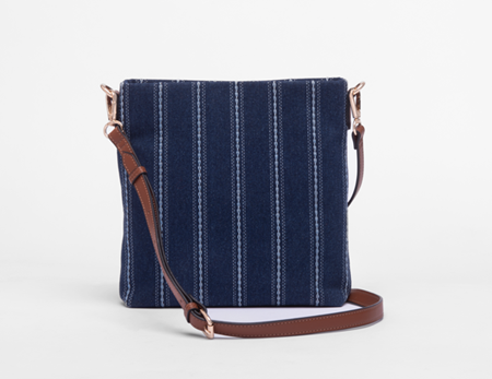 DENIM CROSS BODY BAG