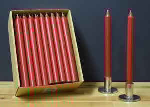 12" RED TAPER CANDLE