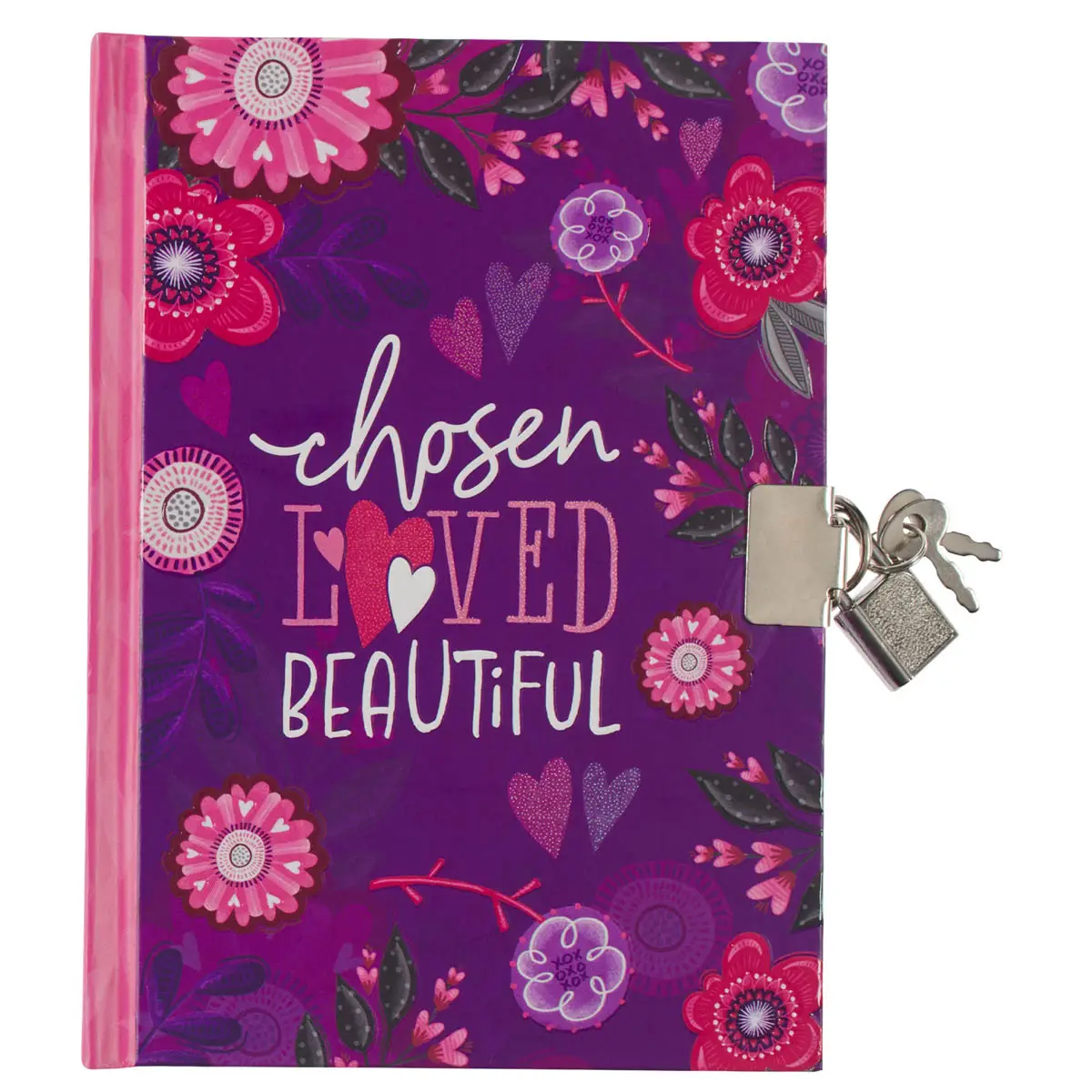 CHOSEN LOVED BEAUTIFUL Locking Diary