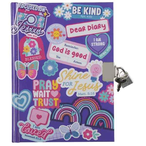 Shine For Jesus Locking Diary