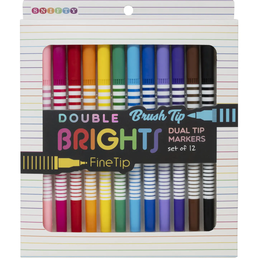 Doube Brights Dual Tip Markers