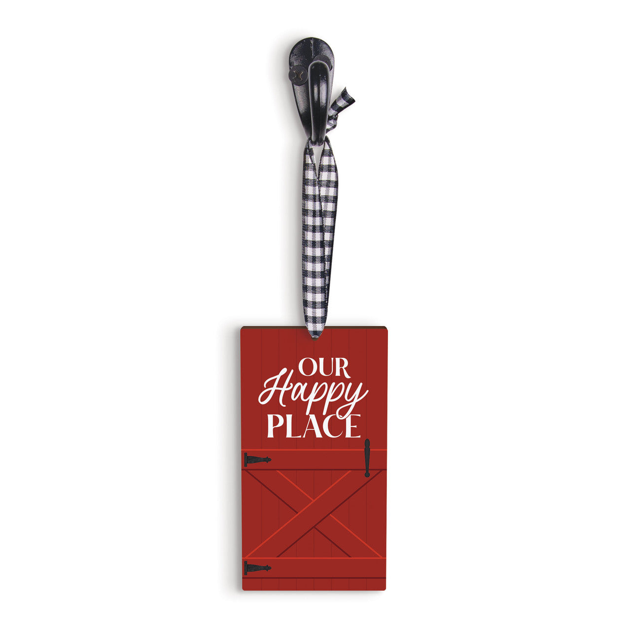 Our Happy Place Barn Door Ornament