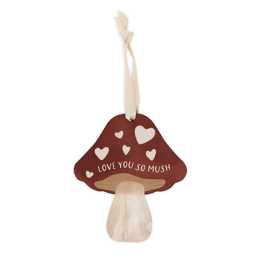 Mushroom Love You So Mush Ornament