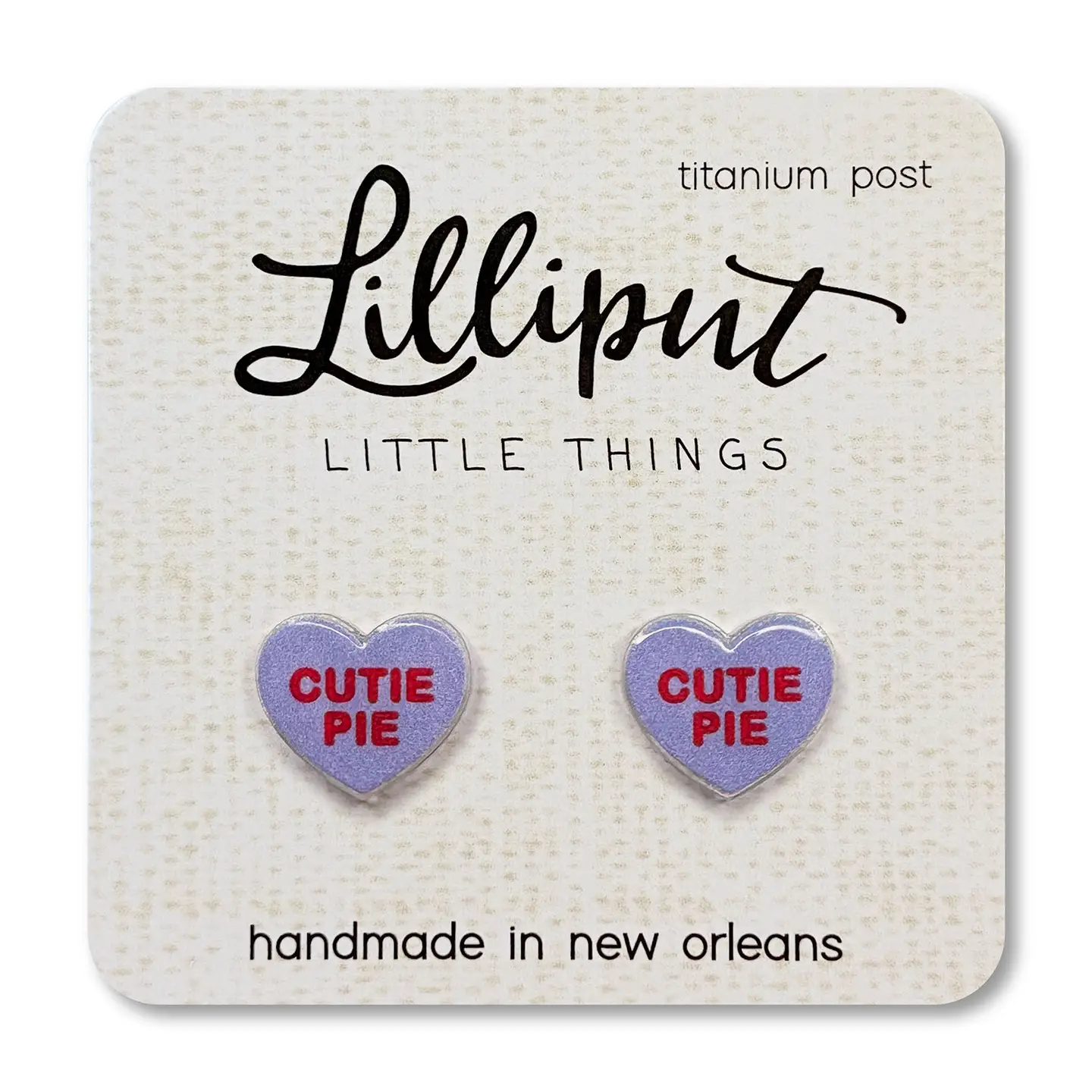 Cutie Pie Heart Earrings