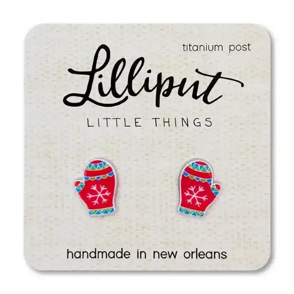 Christmas Mittens Earrings