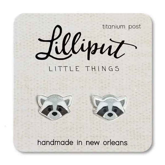 Racoon Earrings