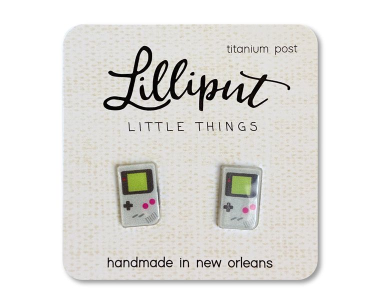 RETRO GAMEBOY EARRINGS