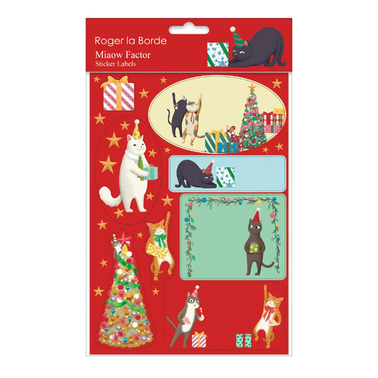 Miaow Factor Sticker Labels Sheet