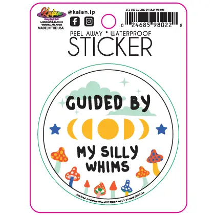 Guided By My Silly Whims  Sticker