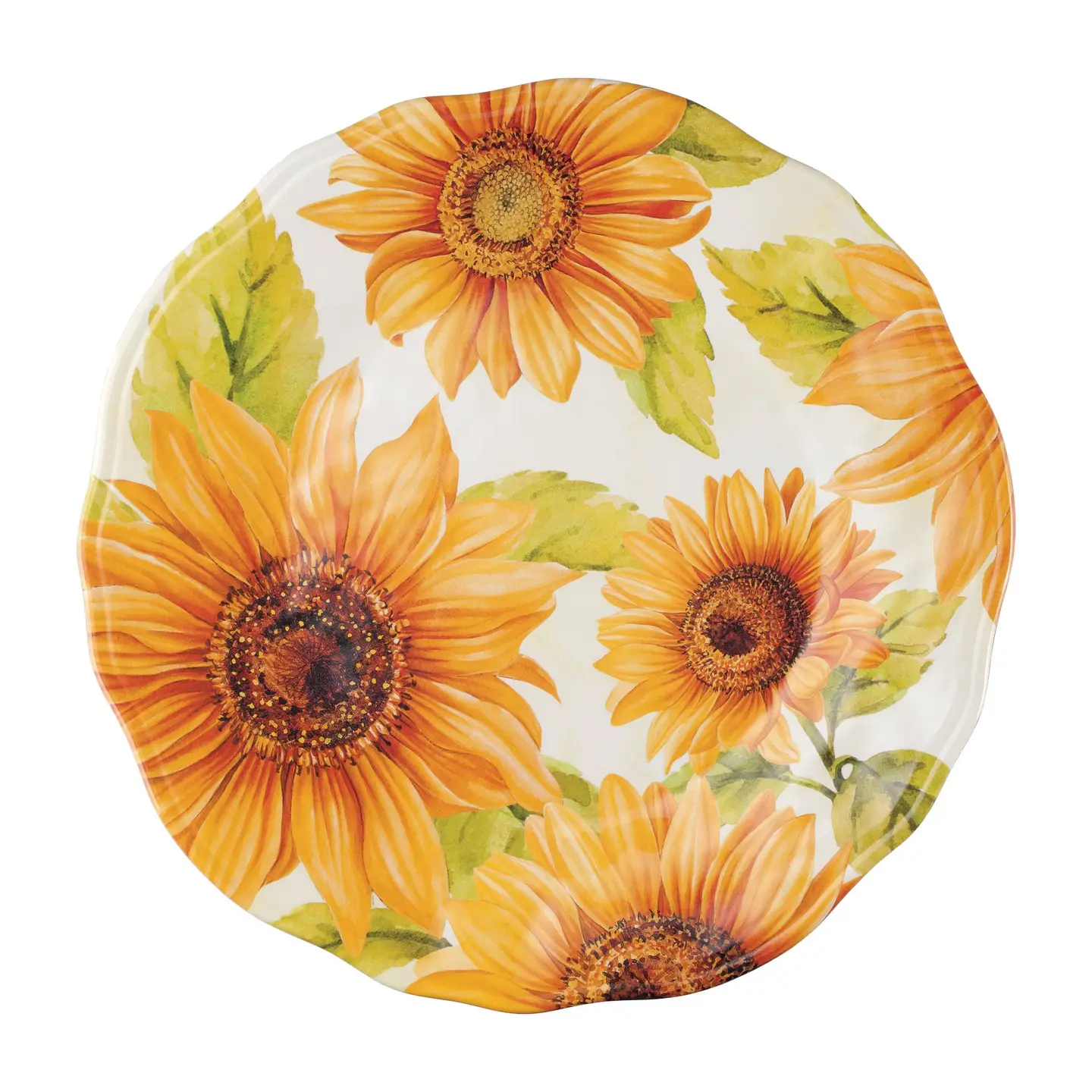 Sunflower 11" Melamine Plate
