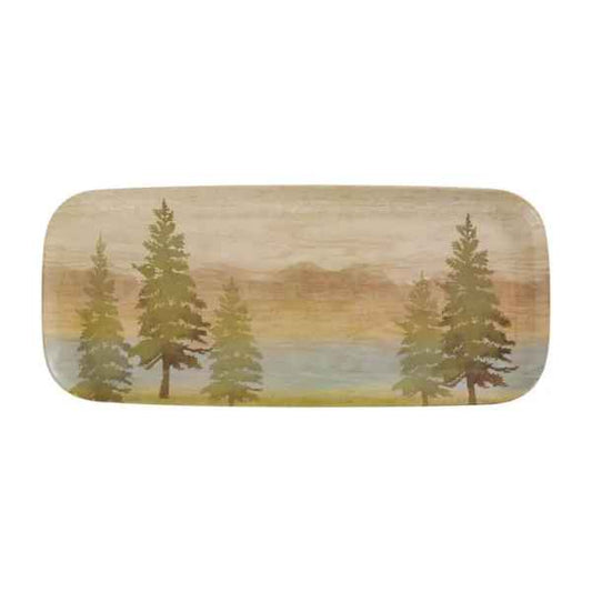 Trees At the Lake 15" Melamine Tray