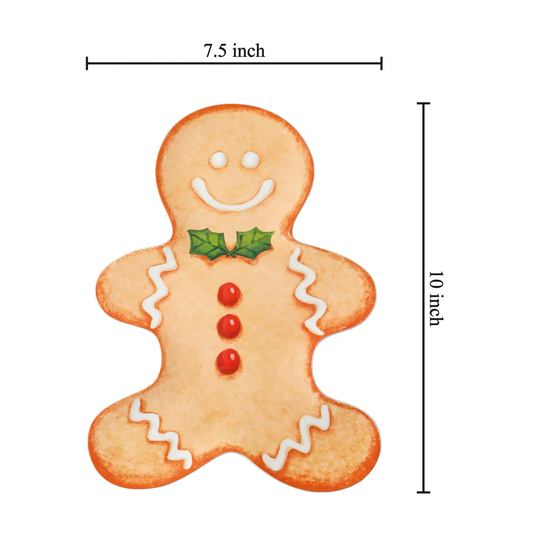 Gingerbread 10" Melamine Plate