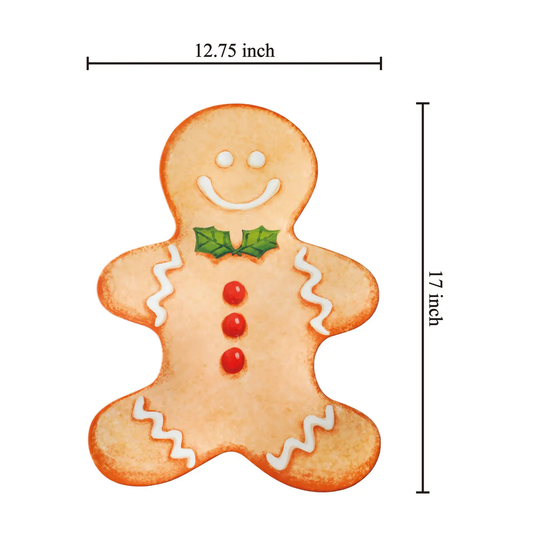 Gingerbread 17" Melamine Platter