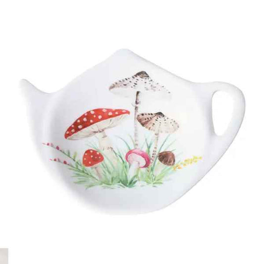 Mushroom Tea Bag Holder
