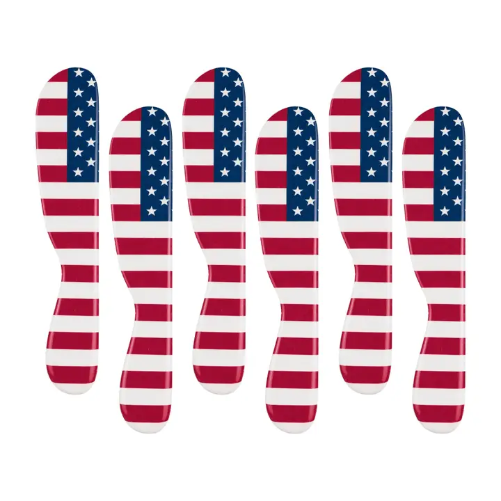 American Flag Melamine Spreader