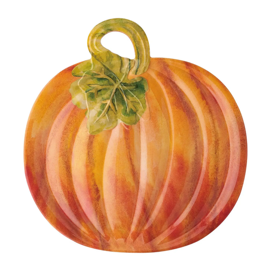 Pumpkin Melamine 16" Platter