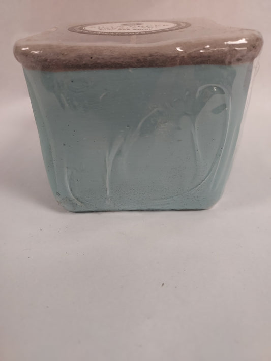 Salty Sea Spray Square Sorbet Pot
