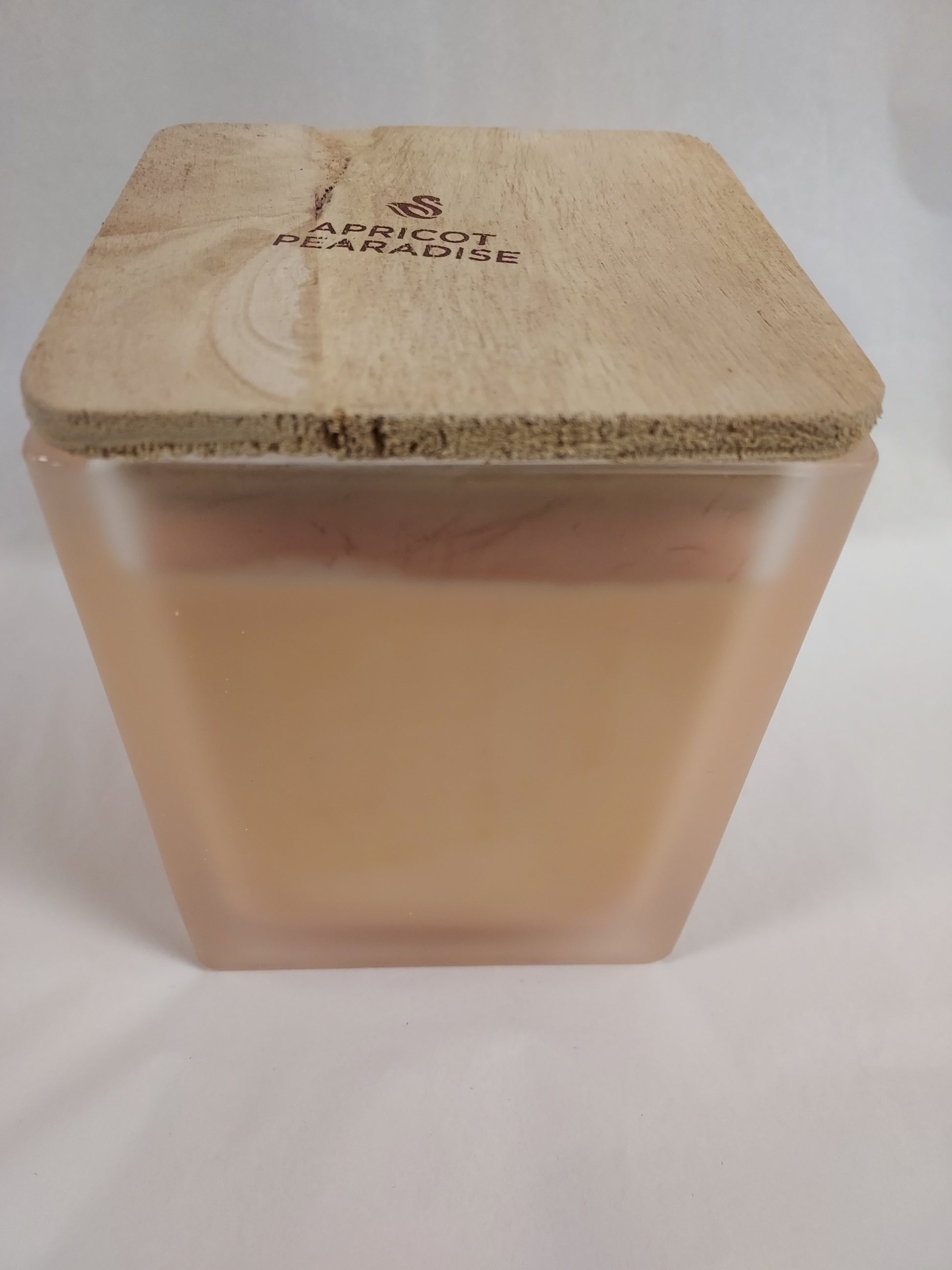 Apricot Paradise Tall Frost Sq Jar 24OZ