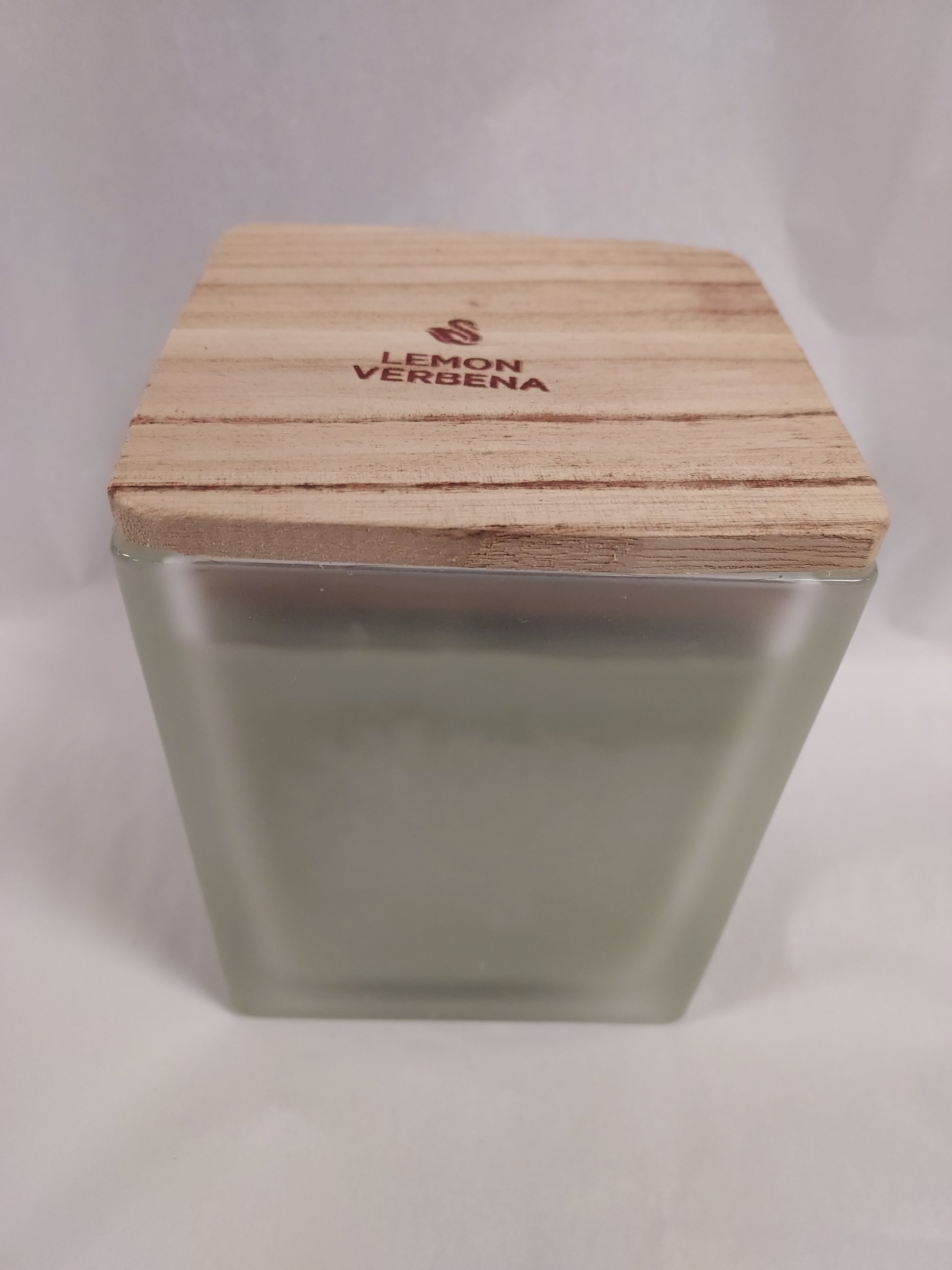 Lemon Verbena Tall Frost Sq Jar 24OZ