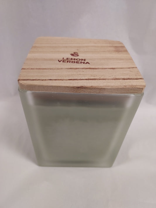 Lemon Verbena Tall Frost Sq Jar 24OZ