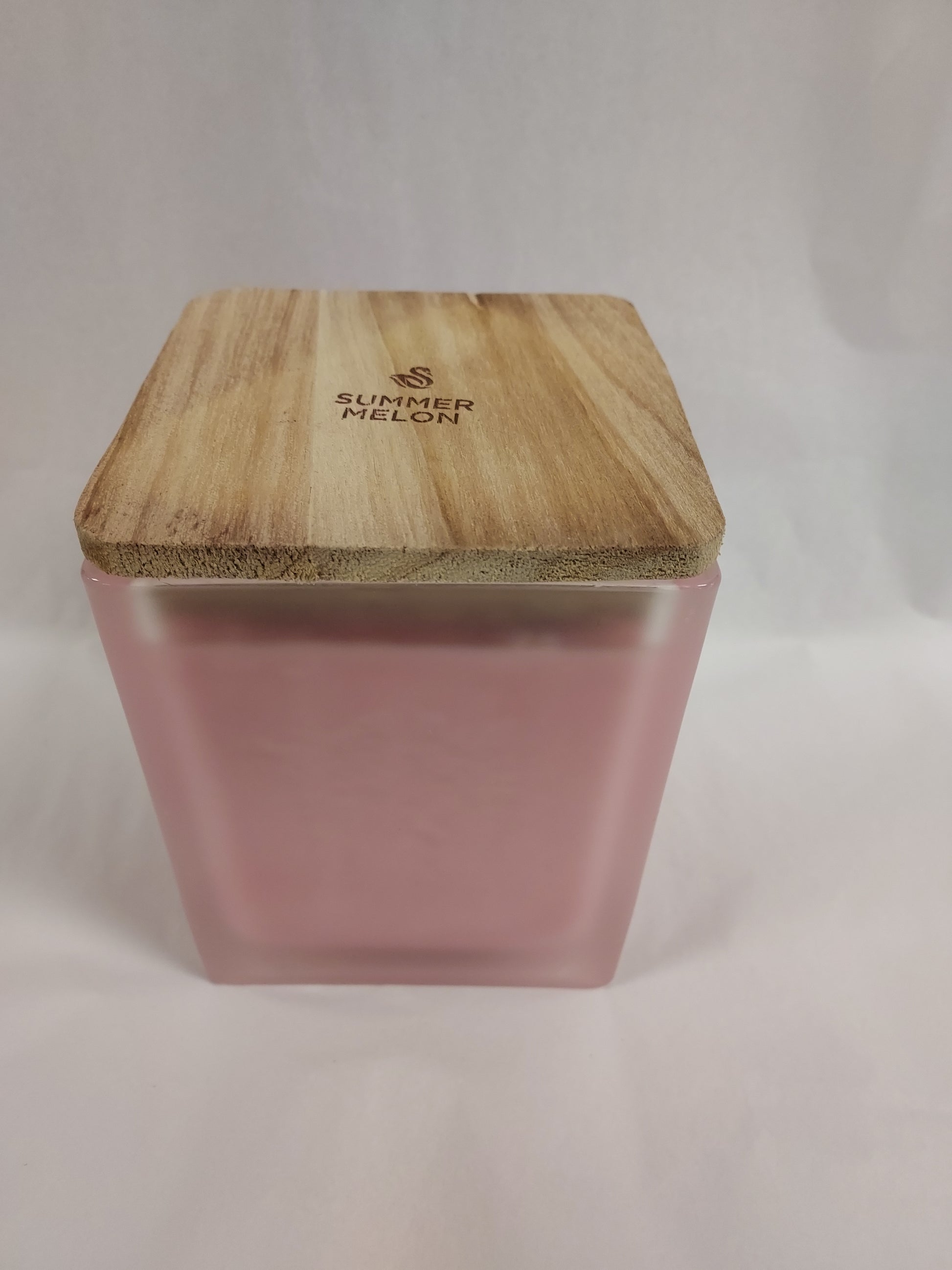 Summer Melon Tall Frost Sq Jar 24OZ