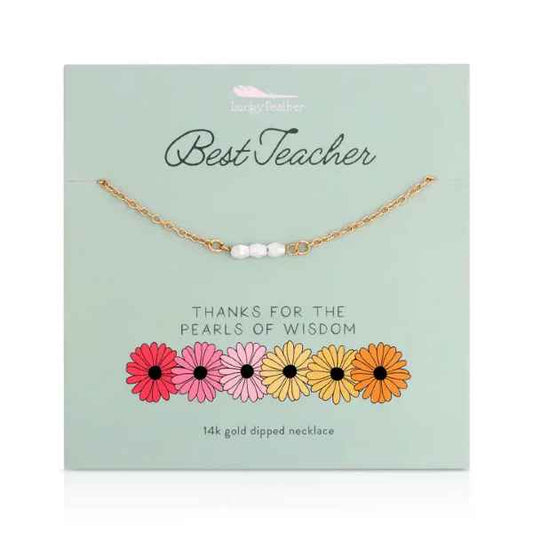 PEARLS OF WISDOM TEACHER NECKLACE