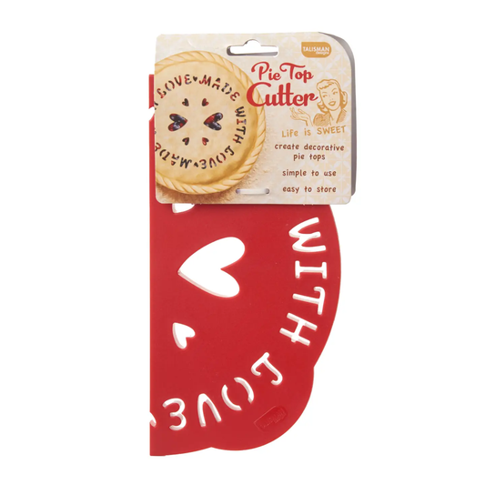 Made With Love Pie Top Cutter